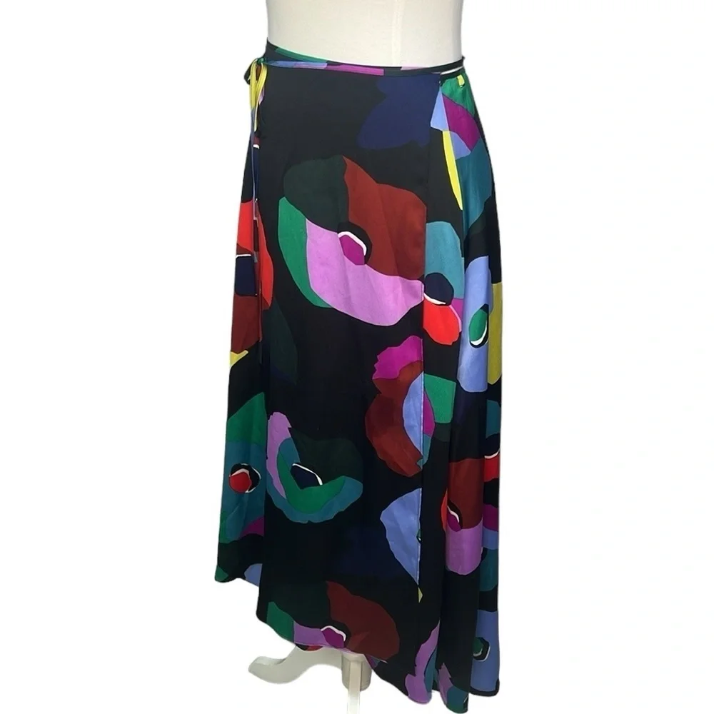 Kate Spade Floral Collage Wrap Skirt